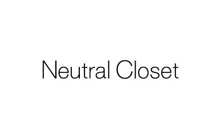 Neutral Closet｜ロゴデザイン｜アースリーラフ